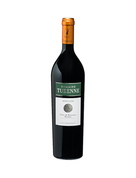 Vin rouge Bio Côtes de Provence - Cuvée Apollon 2020 - Domaine Turenne