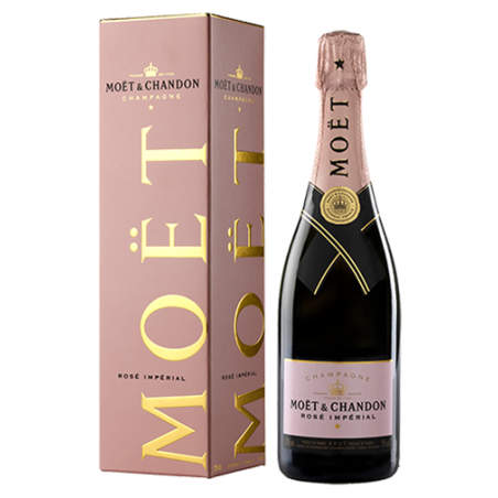 Champagne Moët et Chandon Rosé Impérial - Avec étui