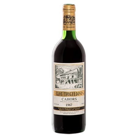 Clos Triguedina Cahors 1967 - Coffret Bois 1 bouteille