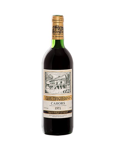 Clos Triguedina Cahors 1971 - Coffret Bois 1 bouteille