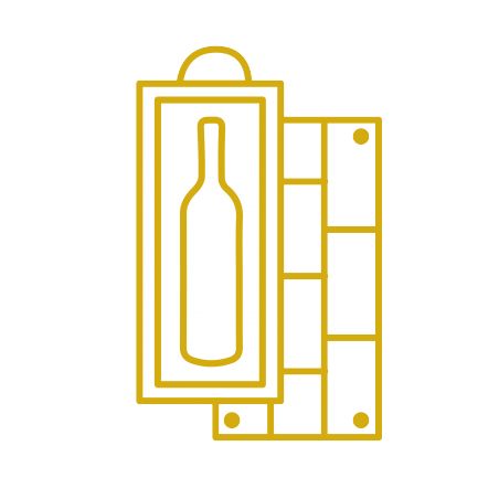 Clos Triguedina Cahors 1967 - Caisse Bois d'origine d'1 bouteille