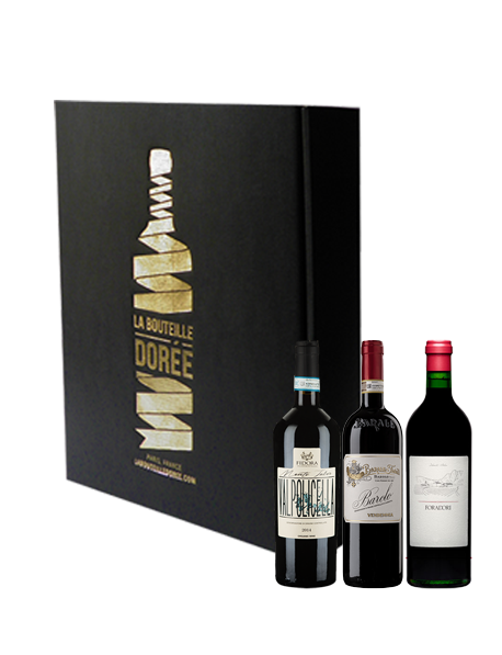 Faites-vous livrer un coffret cadeau tapas avec du vin rouge italien